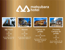 Tablet Screenshot of matsubarahotel.com.br